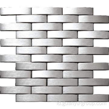 hiasan dinding mosaik stainless steel